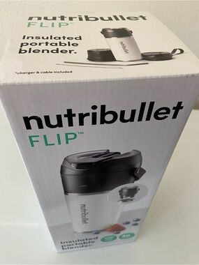 Nutribullet Flip Insulated Portable Blender - 20oz White